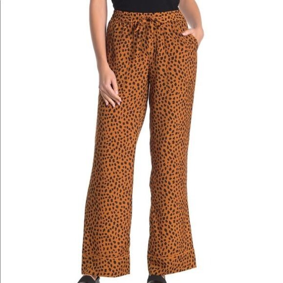 JOIE Daltona Cheetah Print Dress Pants Size M NEW NWT - Picture 1 of 3